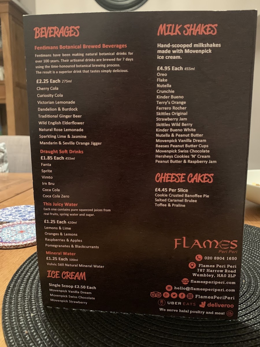 Flames Burger Kitchen Menu - Image 5